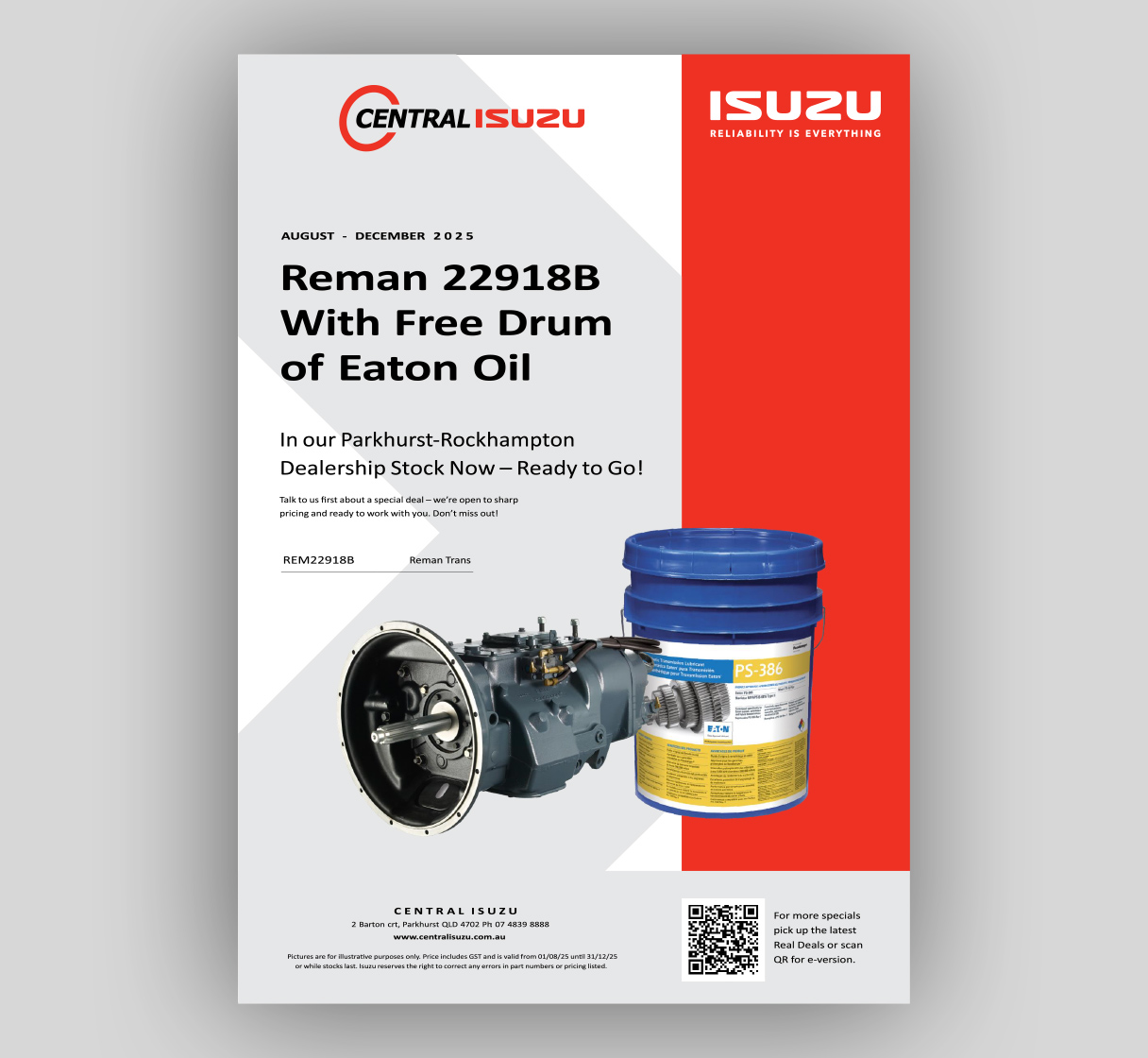 ISZS2520 Video Image Carousel 608X560 2X 202511 CI Reman